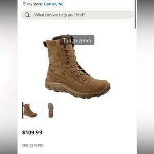 Men's Brown Tactical Boots Readhead RCT Warrior Tac 12W